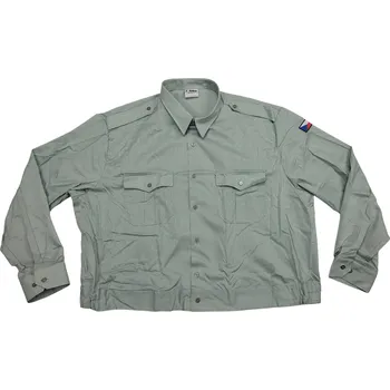Pracovní oblečení ARMÁDNÍ ORIGINÁL AČR Bundokošile 97 zelená s dlouhými rukávy AČR originál Velikost: 4/39-40 (182/39-40)