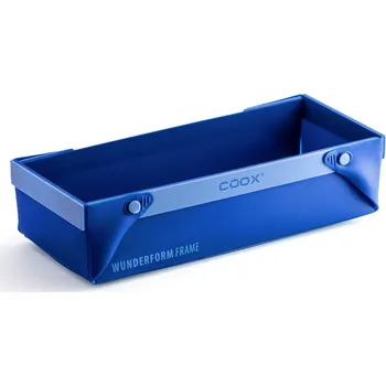Forma na pečení Rozkládací silikonová forma coox WUNDERFORM FRAME L Barva: Modrá