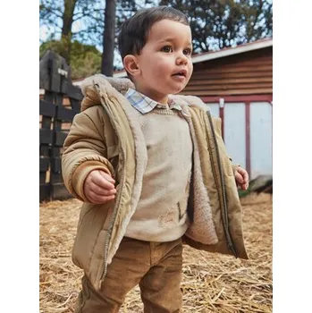 Dívčí oblečení Mayoral Zimní bunda 2424 Béžová Regular Fit 4Y