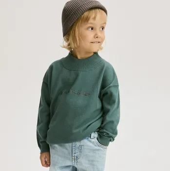 Chlapecká mikina Reserved - Svetr s viskózou - petrolejová - 560BF-67X - 560BF-67X-92