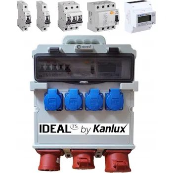 Rozvaděč Staveništní rozvaděč elektrický přenosný RBS N2WRLP 4x230V 16A 32A S ELEKTROMĚREM