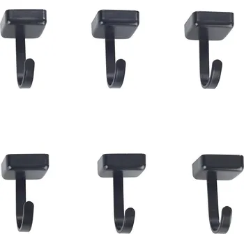 Věšák WENKO 71149800 Háčky JET 2,2x3,9 cm černá