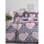 Francouzské povlečení mikroplyš Exclusive – Tessema šedohnědé