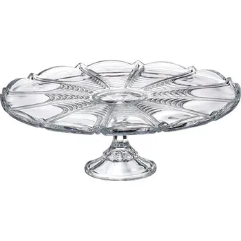 Talíř Bohemia Crystal Talíř na noze Nova Orion 310mm