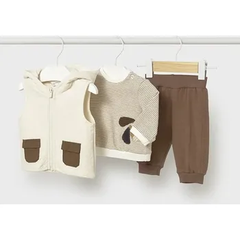 Kojenecký overall Kojenecká sada Mayoral Newborn 3-pack 2640.1N.Newborn.9BYA hnědá 88X, vel. 70