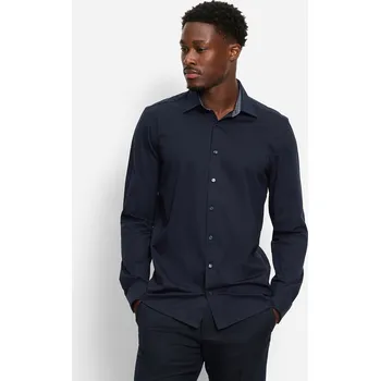 Olymp 24/7 Level Five Body Fit společenská košile 217884 18 Modrá 44