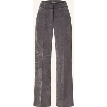 Cambio Dámské Marlene Kalhoty Amelie Z Manšestru, šedá, 42