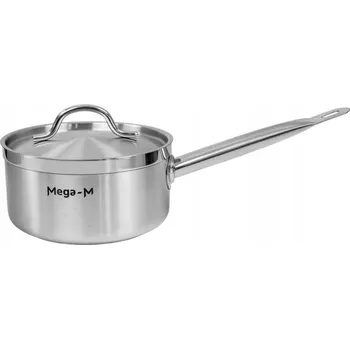 Hrnec Rendlík s POKLICÍ indukce 3L z nerezové oceli 18cm Mega-M PRO