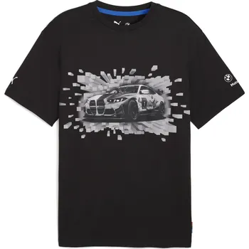 Pánské Tričko s krátkým rukávem PUMA BMW MMS GRAPHIC TEE MONO 63291201 – Černá S