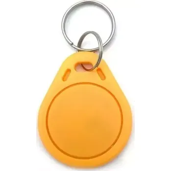 RFID čip Mifare CUID 13,56MHz žlutý přívěšek
