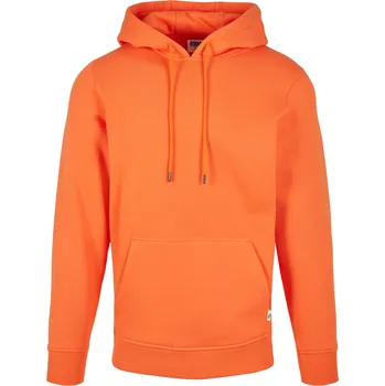 Pánská mikina Bio Basic Hoody mandarinka Urban Classics oranžová 1757329