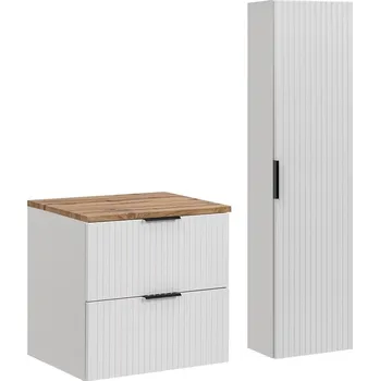 Nábytek Koupelnová sestava Casad se skříňkami 60 cm bílá/dub wotan