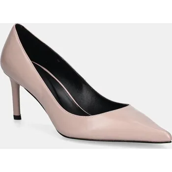 Dámské lodičky Kožené lodičky BOSS Gracey růžová barva, 50548540 50548540.556 03X, EUR 41