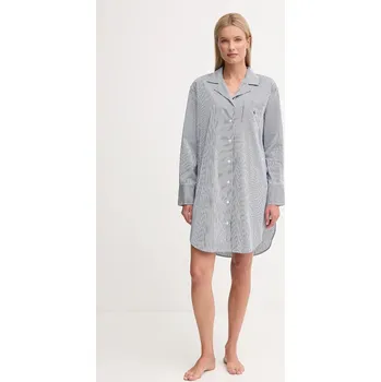 Dámská noční košile Noční košile Polo Ralph Lauren dámská, modrá barva, 4P0250 95A, vel. S