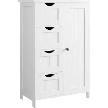 Konferenční stolek Skříňka ZARA bílá