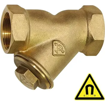 Ochranný vodní filtr Filtr mosazný K-508M s magnetickou vložkou FF DN 25, 1", 120°C, P0795
