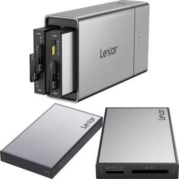 Interní pevný disk Lexar Professional Workflow Go I with SD/microSD reader and 2TB SSD F600/710/502T-2TB