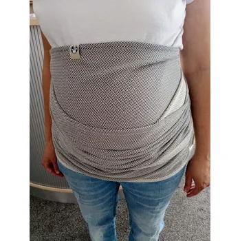 Šátek na nošení dítěte LennyLamb Zavinovací šátek Lenny Lamb - LITTLE HERRINGBONE GREY Velikost: 3,6 m