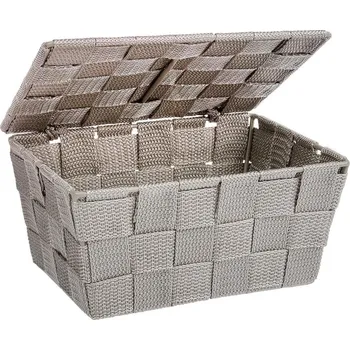Úložný box WENKO 22575100 - Koš ADRIA 19x14 cm béžová