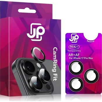 Pouzdro na mobilní telefon JP Camring Fit, sklíčko pro čočku fotoaparátu, iPhone 17 Pro Max, černé