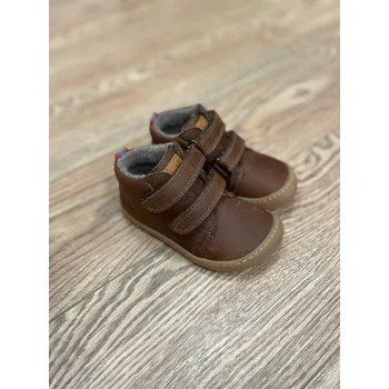 Dámská obuv Zateplená barefoot kotníková obuv - DON 2.0 WOOL CHOCOLATE/HNĚDÁ, KOEL4kids Velikost: 27