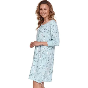 Těhotenské kalhotky Noční košile - POOL BLUE, Velikost XL, Barva barevný vzor 4129