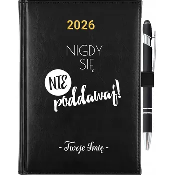 Kalendář Knižkový kalendář 2026 A5 černý