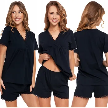 Dámské pyžamo Moraj dámské pyžamo bavlna modré velikost S