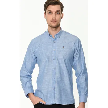 Pánská košile Modrá pánská košile Dewberry dewberry černá | světle modrá 1330787