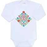 New Baby Dětské body s potiskem Lidový vzor ptáčci Vel. 56