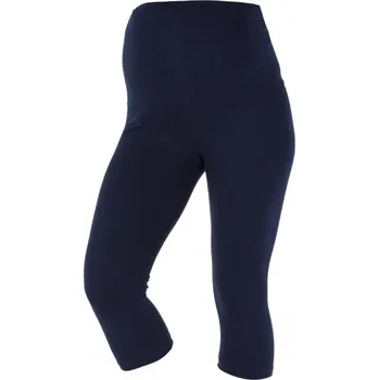 Těhotenské 3/4 leginy Getry tmavě modrá, Velikost S, Barva Tmavě modrá