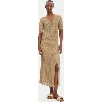 Dámská sukně TWINSET Midi sukně 251TT3192 Béžová Slim Fit XS