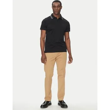 Pánská košile KARL LAGERFELD Polokošile 745002 552200 Černá Slim Fit 3XL