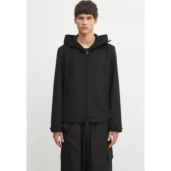 Vlněná bunda Y-3 Bonded Melton, L, černá, 99X