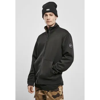 Teddy Bonded Zip Jacket uhlová Urban Classics černá | šedá 1753216
