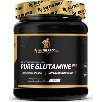 Aminokyselina Glutaminový prášek Glutamine Pro Nutri Pro Sport 500 g přírodní