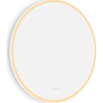 Koupelnové svítidlo NIMCO Bílé kulaté LED zrcadlo 60cm se dvěma dotykovými senzory - NIMCO NIM ZPB 28000RVX-05