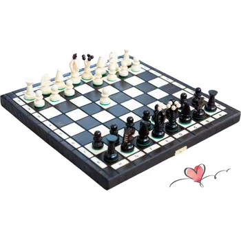 Šachy Dřevěné šachy královský standard + doprava zdarma