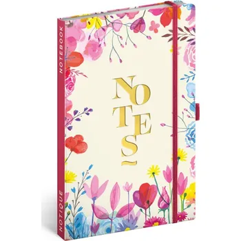 Zápisník Notique Notes Jaro, Linkovaný, 13 x 21 cm