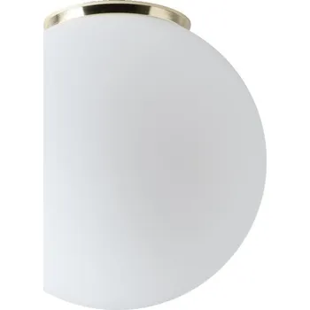 OSMONT STYX 3 stropní/nástěnné skleněné svítidlo mosaz / bílá IP65 4000 K 20W LED - OSMONT OS STY61738