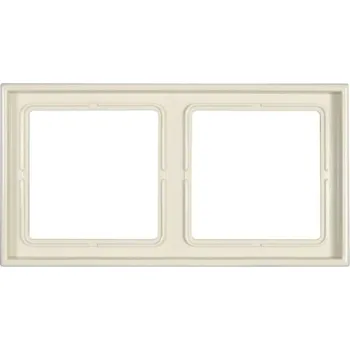 Příslušenství pro svítidlo JUNG AKCE - 2násobný rámeček LS program krémově bílá LS982W - JUNG JU LS982W