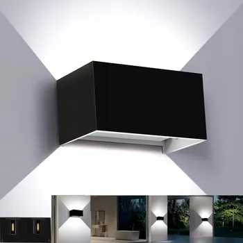 Nástěnné svítidlo Venkovní nástěnné LED svítidlo, fasádní lampa, 8W, svítící nahoru a dolů
