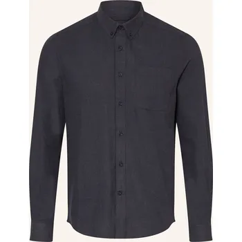 Pánská košile Knowledgecotton Apparel Pánská Flanelová Košile, tmavě modrá, 44