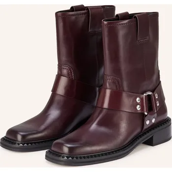Dámské mokasíny Kennel & Schmenger Dámské Biker Boots Reese, tmavě červená, 42