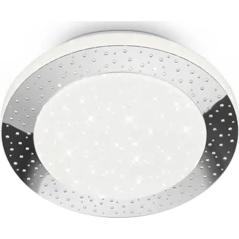 BRILONER LED stropní svítidlo, pr. 28 cm, 15 W, 1600 lm, chrom - BRILO BRILO 3693-018