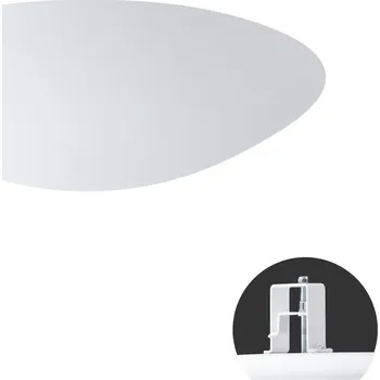 Koupelnové svítidlo OSMONT AURA V9 stropní/nástěnné skleněné polovestavné svítidlo bílá IP44 4000 K 54W LED - OSMONT OS AUR59874