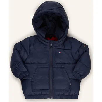 Tommy Hilfiger Prošívaná Bunda pro miminko, tmavě modrá, 68
