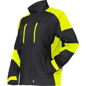 Pracovní obuv Pánská elastická pracovní Mikina , černá reflexní, celadon RIP-STOP 52