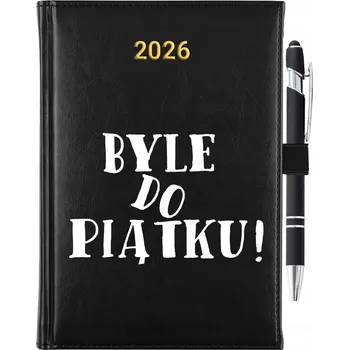 Kalendář Knižkový kalendář 2026 A5 černý