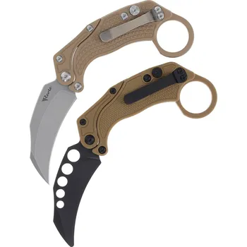 Kuchyňský nůž Reate Knives EXO-K TAN Collectors Knives Kit Set dvou nožů